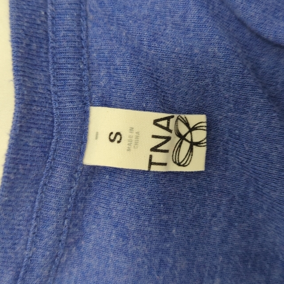 TNA Heathered blue loose sweater in size small - Picture 2 of 5